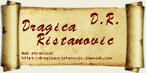 Dragica Ristanović vizit kartica